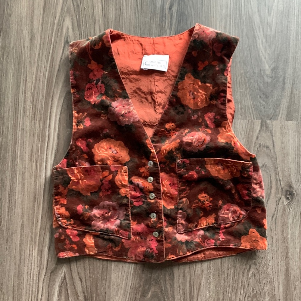 Velvet vest